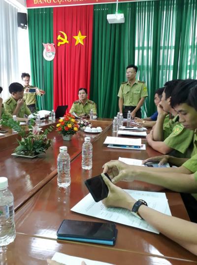 Chi Đoàn Chi cục Kiểm lâm vùng III báo cáo kết quả hoạt động Đoàn và phong trào thanh niên năm 2019, phương hướng nhiệm vụ trọng tâm năm 2020